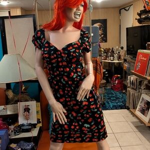 Hell Bunny Black Vixen Dress